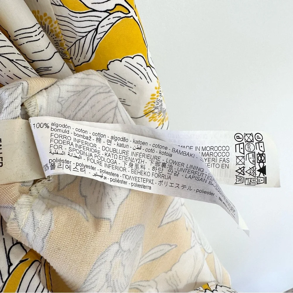 NEW Zara Yellow Summer Midi Dress w/ spaghetti straps - Picture 12 of 12